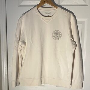 Club Monaco Off-White Men's Crewneck Sweater